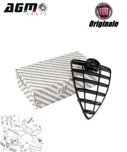Griglia radiatore senza logo - griglia, e