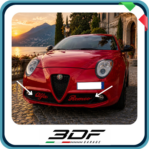 Scritta alfa romeo racing - romeo,